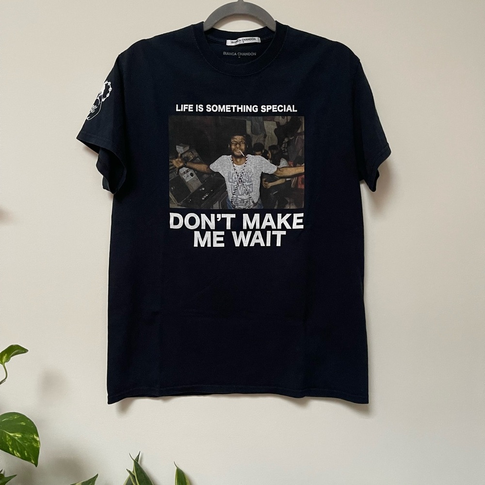 LARRY LEVAIN NEW YORK DUB DJ PHOTO T SHIRT BY BIANCA CHANDÓN AUTHENTIC COLLAB